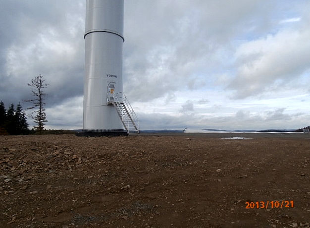 Abschreckendes Beispiel: Windpark im Wald bei Bad Laasphe