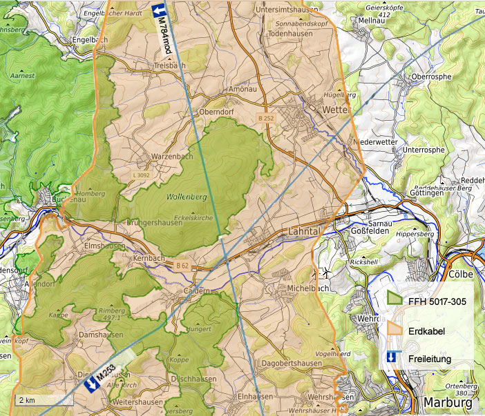 Netzausbau gefährdet FFH-Gebiet